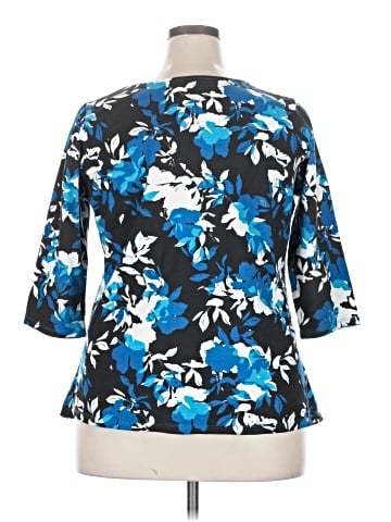 Jessica London 3/4 Sleeve T-Shirt (view 2)