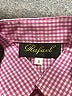 Rafael Checkered-gingham Pink Long Sleeve Button-Down Shirt Size 5 - photo 3