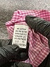 Rafael Checkered-gingham Pink Long Sleeve Button-Down Shirt Size 5 - photo 4