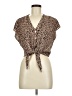 Alya 100% Viscose Brown Sleeveless Blouse Size M - photo 1