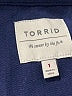 Torrid 100% Cotton Blue Jacket Size 1X Plus (1) - photo 6