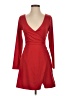 Assorted Brands Solid Red Cocktail Dress Size S - photo 1