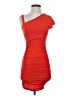 Bebe Solid Red Cocktail Dress Size XXS - photo 1