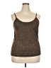Extra Touch Brown Tank Top Size 2X - photo 1