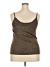 Extra Touch Brown Tank Top Size 2X - photo 2