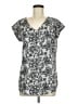 Express Outlet Gray Short Sleeve Blouse Size M - photo 1