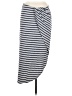 Bobeau Stripes Blue Casual Skirt Size M - photo 1
