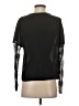 Shein 100% Polyester Black 3/4 Sleeve Top Size 4 - photo 2