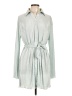 Unbranded 100% Polyester Gray Casual Dress Size L - photo 1