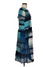Assorted Brands Graphic Teal Casual Dress Size M - photo 4