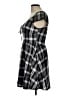 Shein Plaid Black Casual Dress Size L - photo 5
