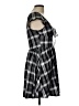 Shein Plaid Black Casual Dress Size L - photo 4
