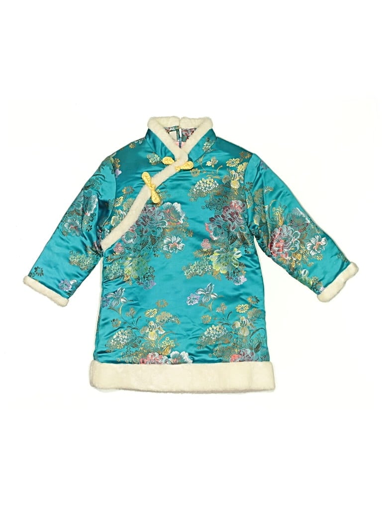 Pre-owned Assorted Brands Kids' Dress In Teal