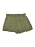 Pure Navy Solid Green Khaki Shorts Size S - photo 2