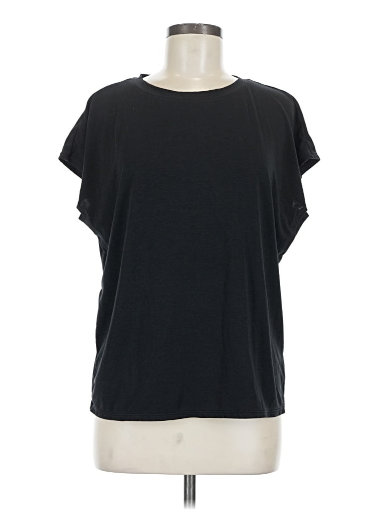 Pre-owned Zella Short Sleeve T-shirt In Black