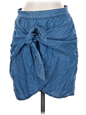 Trafaluc by Zara Denim Skirt (view 1)