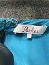 Parker 100% Polyester Paisley Blue Casual Dress Size L - photo 7