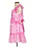 Aqua 100% Polyester Paisley Pink Cocktail Dress Size S - photo 5