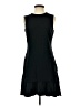 Theory Solid Black Casual Dress Size 4 - photo 1