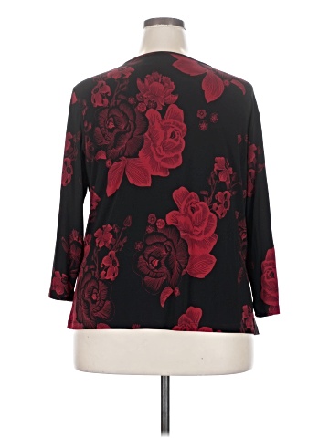 Apostrophe 3/4 Sleeve Blouse (view 2)