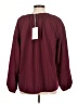 Andree by UNIT Burgundy Long Sleeve Blouse Size M - photo 2