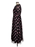 Saloni 100% Silk Polka Dots Black Casual Dress Size 6 - photo 5
