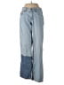 Cotton On 100% Cotton Color Block Blue Jeans Size 2 - photo 1
