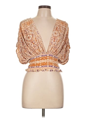 Free People Short Sleeve Blouse (view 1)