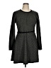 Max Studio Houndstooth Gray Casual Dress Size XL - photo 1