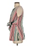 Lush 100% Polyester Stripes Green Sleeveless Blouse Size S - photo 5