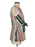 Lush 100% Polyester Stripes Green Sleeveless Blouse Size S - photo 4