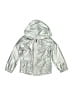 Cat & Jack 100% Polyester Metallic Silver Gray Jacket Size 4T - photo 1