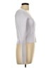 Open Edit Silver Long Sleeve Top Size L - photo 4