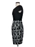 Max and Cleo Graphic Black Cocktail Dress Size 4 - photo 5