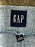 Gap Chevron-herringbone Blue Shorts Size L - photo 3