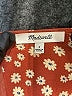 Madewell 100% Viscose Hearts Red Romper Size 2 - photo 4