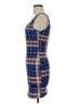 Shein Plaid Blue Casual Dress Size M - photo 5