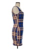 Shein Plaid Blue Casual Dress Size M - photo 4