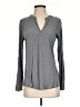 Joseph A. 100% Rayon Gray Long Sleeve Blouse Size S - photo 1