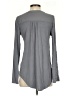 Joseph A. 100% Rayon Gray Long Sleeve Blouse Size S - photo 2