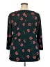 Massini Teal 3/4 Sleeve Blouse Size 2X - photo 2