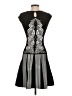 Max Studio Graphic Black Cocktail Dress Size XS - photo 2
