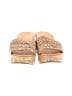 Chocolat Blu Gold Tan Wedges Size 10 - photo 2