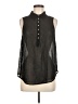 Kensie 100% Polyester Black Sleeveless Blouse Size M - photo 1
