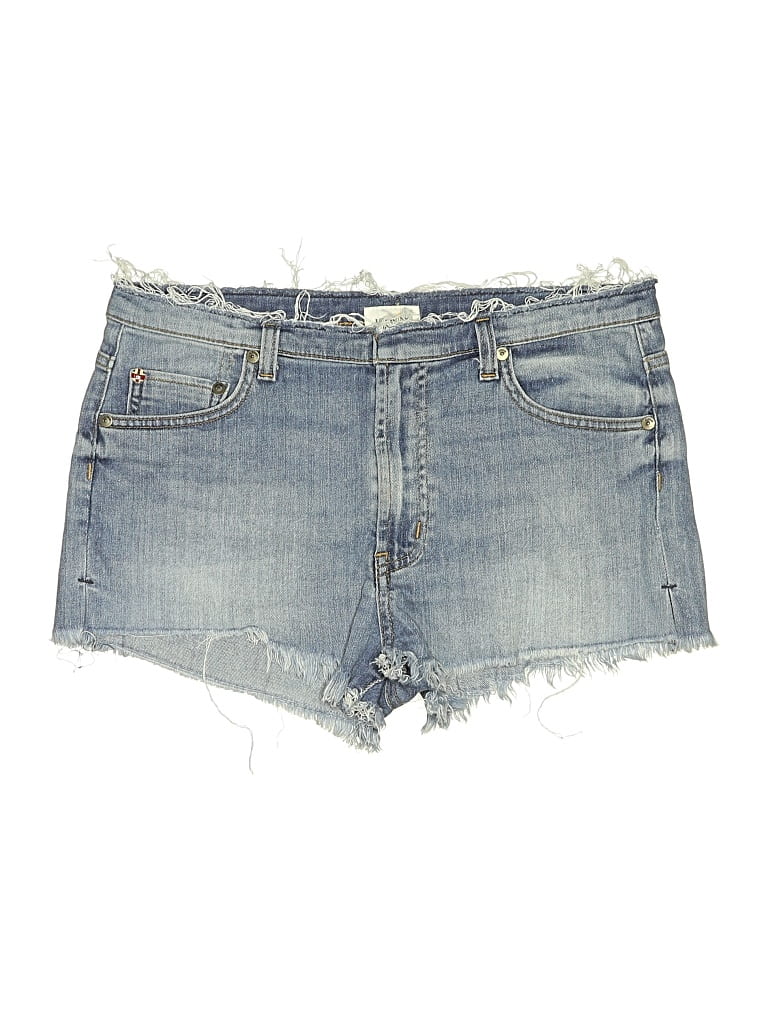 Pre-owned Hudson Denim Shorts In Blue
