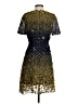 Foxiedox 100% Polyester Stars Gold Cocktail Dress Size S - photo 2