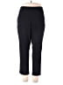 JM Collection Solid Black Active Pants Size XXL - photo 1