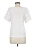 CeCe White Short Sleeve Blouse Size M - photo 2