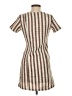 Zara Stripes Brown Casual Dress Size S - photo 2