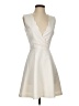 H&M Solid Ivory Cocktail Dress Size 0 - photo 1